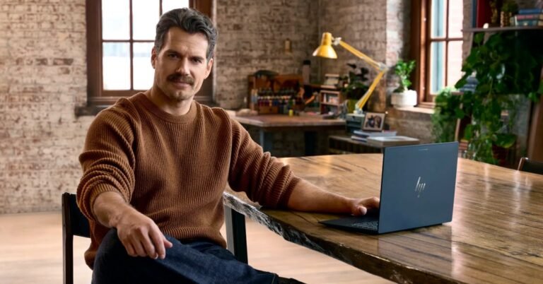The Googlebook marketing push starts with Henry Cavill and his mustache
