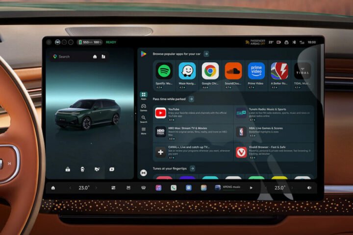 Xpeng integra Google Play nos cockpits inteligentes em parceria alargada com a Google